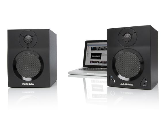 Moniteurs de Studio Samson MediaOne BT4 – 2 Voies 20 W Avec Fil & Sans Fil