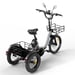 Tricycle cargo électrique CYSUM AG1 PRO, batterie 48 V 20 Ah, paniers avant et arrière, marche arrière