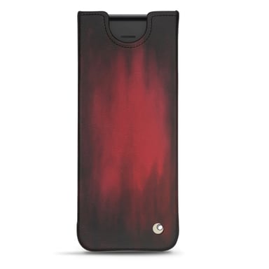Pochette cuir Samsung Galaxy Z Fold2 / Fold3 - Pochette - Rouge - Cuir patine