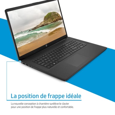 HP 17-cn0016nf Intel® Celeron® N4120 Portátil 43,9 cm (17.3'') HD+ 8 GB DDR4-SDRAM 512 GB SSD Wi-Fi 5 (802.11ac) Windows 11 Home Plata