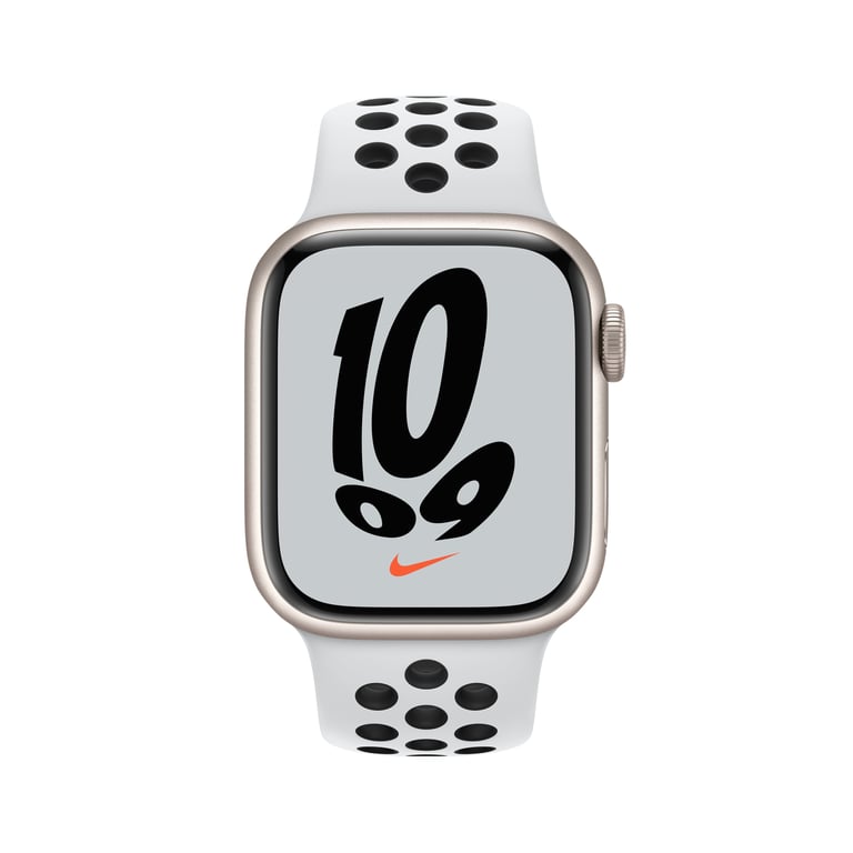 Apple Watch Nike Series 7 OLED 41 mm Digital Pantalla táctil Beige Wifi GPS (satélite)