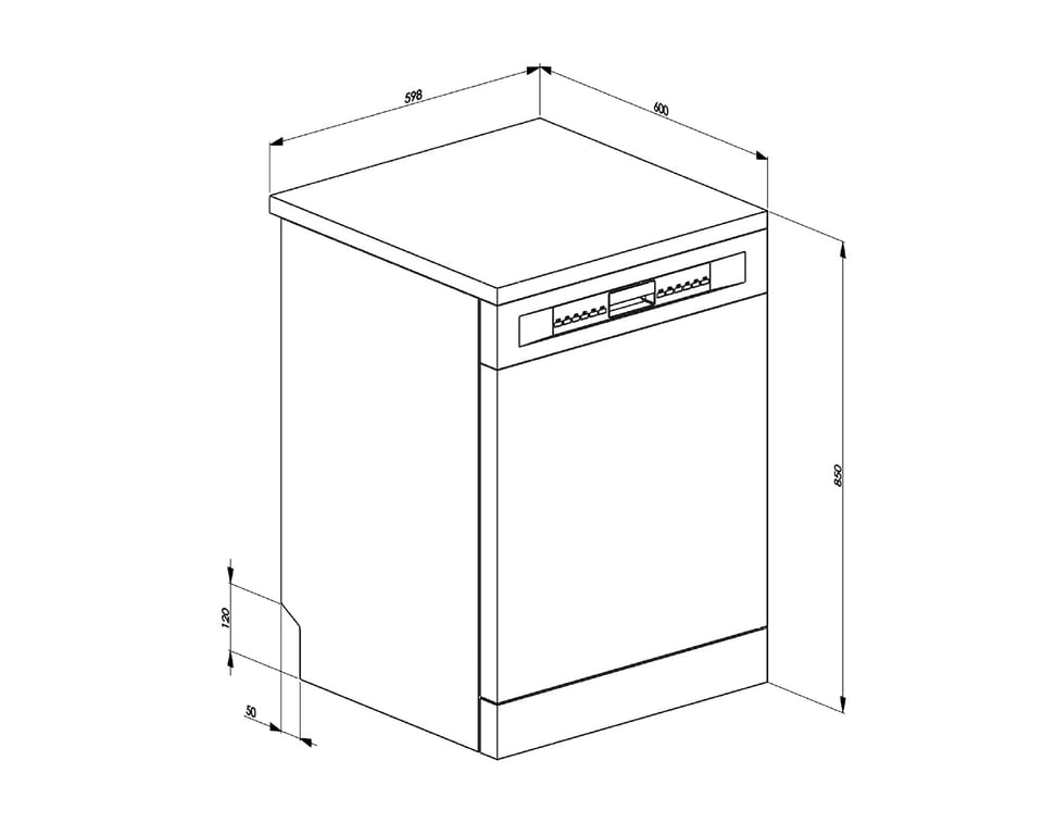 Smeg LVS292DN - vue 3