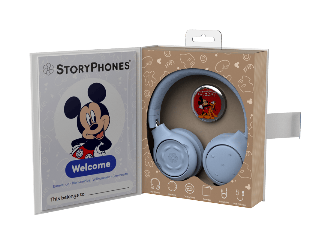 Storyphones Disney casque audio conteur d'histoire pour enfant Bleu