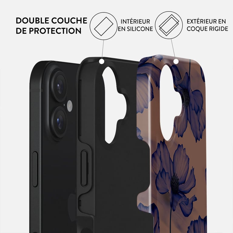 Burga Tough Backcover para iPhone 16 - Velvet Night