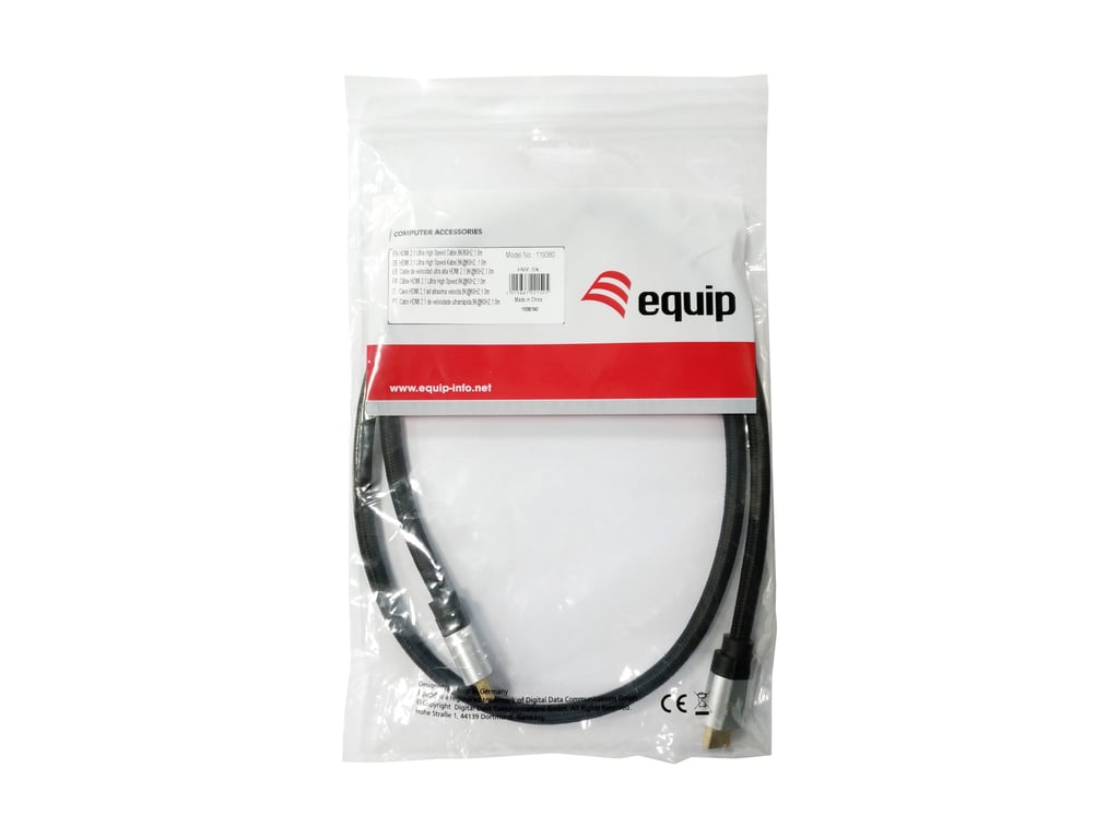 Equip 119383 Câble HDMI 2.1 Ultra High Speed 5.0m 8K60Hz 4K120Hz Neuf - vue 3