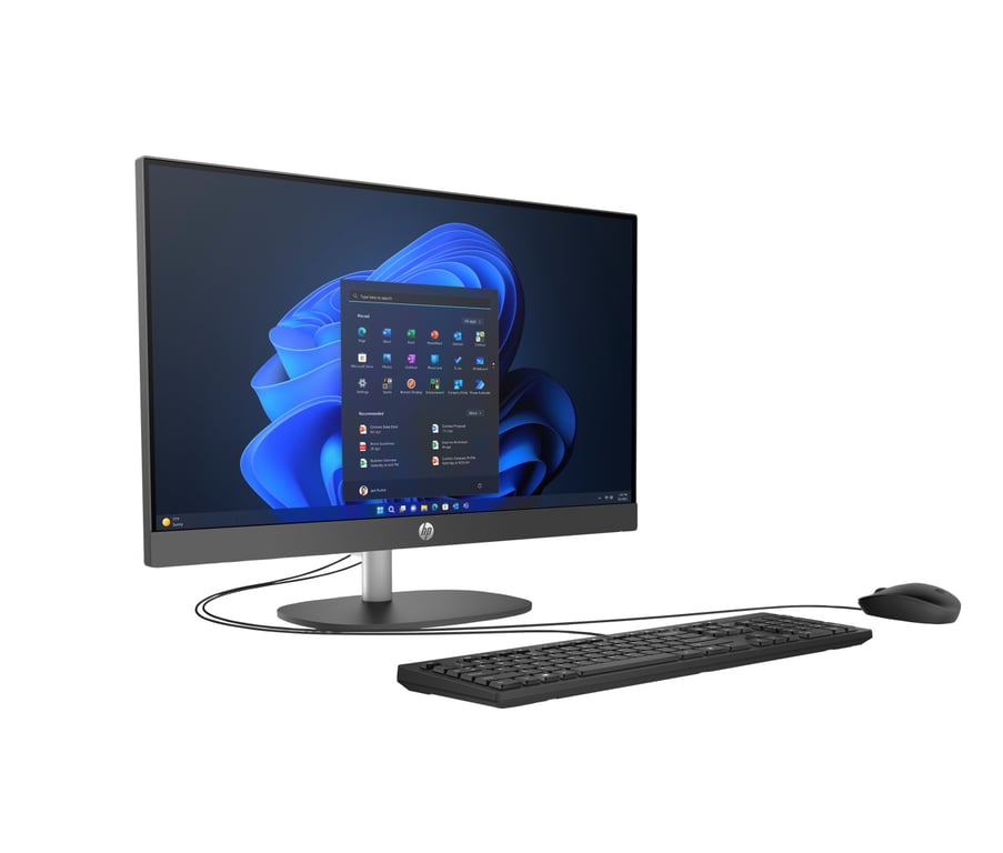 Ordinateur de bureau HP ProOne 240 G10 Intel® Core™ i5 i5 60 5 cm 23 8 1920 x 1080 pixels de mémoire vive DDR4 SDRAM SSD Windows 11 Pro Wi Fi 6 802.11ax Neuf - vue 2
