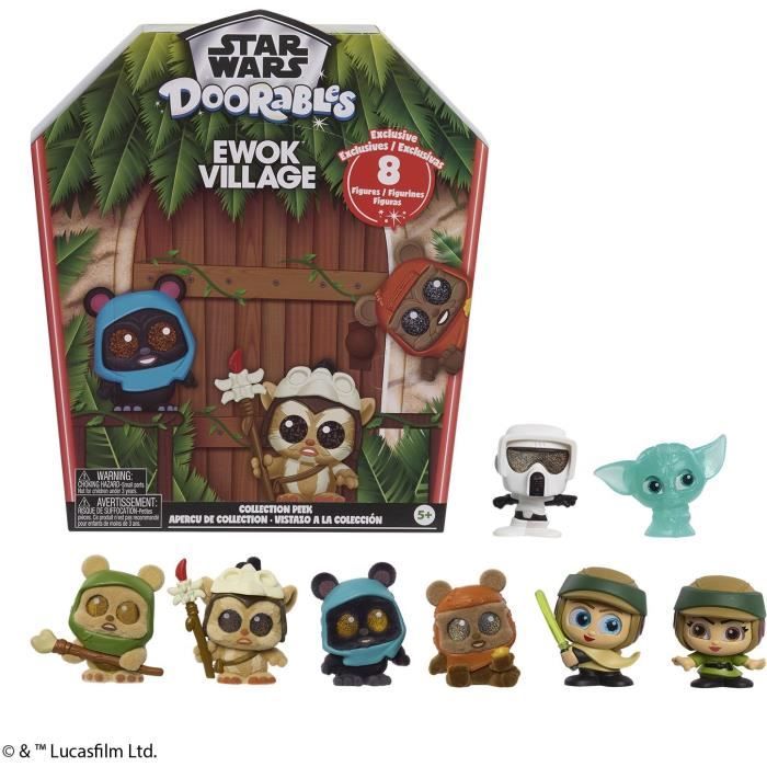 Figurines à collectionner STAR WARS Coffret Collector Ewok 8 figurines exclusives à partir de - vue 2