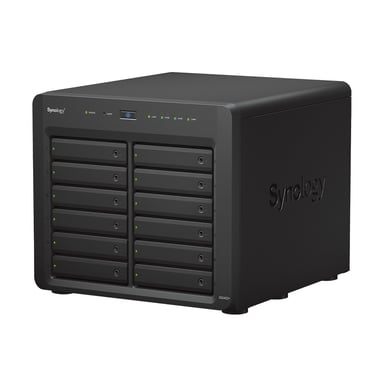 Synology DiskStation DS2422+ servidor de almacenamiento NAS Torre Ryzen Embedded V1500B 4 Go DDR4 0 To DiskStation Manager Negro