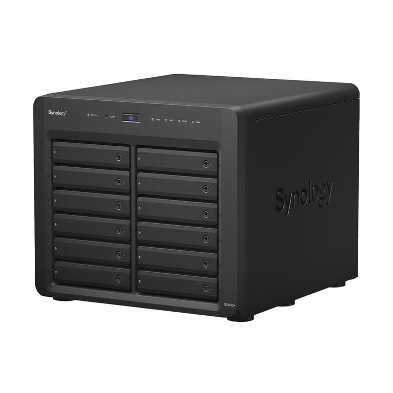 Synology DiskStation DS2422+ serveur de stockage NAS Tower Ryzen Embedded V1500B 4 Go DDR4 0 To DiskStation Manager Neuf - vue 3
