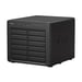 Synology DiskStation DS2422+ servidor de almacenamiento NAS Torre Ryzen Embedded V1500B 4 Go DDR4 0 To DiskStation Manager Negro