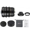 Obiettivo cinematografico Viltrox MF E-20MM T2.0 nero