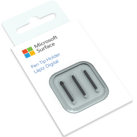 Microsoft Surface GFV-00002 Accesorio para pluma estilográfica Negro 3 pieza(s)