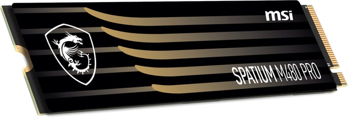 MSI Spatium M480 PRO PCIe 4.0 NVMe M.2 1TB 1 To PCI Express 4.0 3D NAND