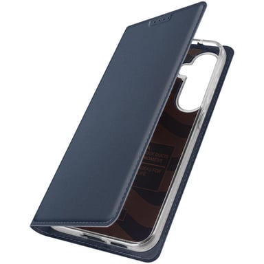 Funda para Galaxy S23 FE Solapa Tarjetero Soporte vídeo Dux Ducis Azul oscuro