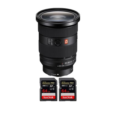 Objetivo Sony FE 24-70mm F2.8 GM II + 2 SanDisk 64GB Extreme PRO UHS-II + Ebook ''20 consejos para fotos que impactan''