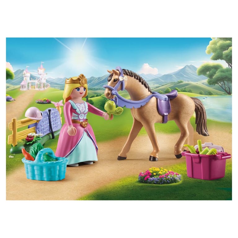 Princesse Cavalière Avec Cheval Playmobil La Boite - vue 7