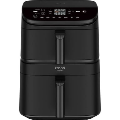 Cosori Turbo Tower Double 10,8 L Autonome 2630 W Friteuse d'air chaud Noir