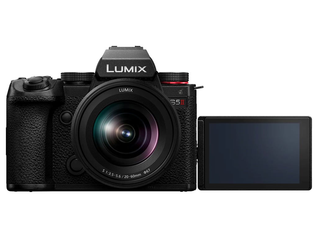 Panasonic Lumix S5II + S 20-60MM F3.5-5.6 MILC 24,2 MP CMOS 12000 x 8000 Pixeles Negro