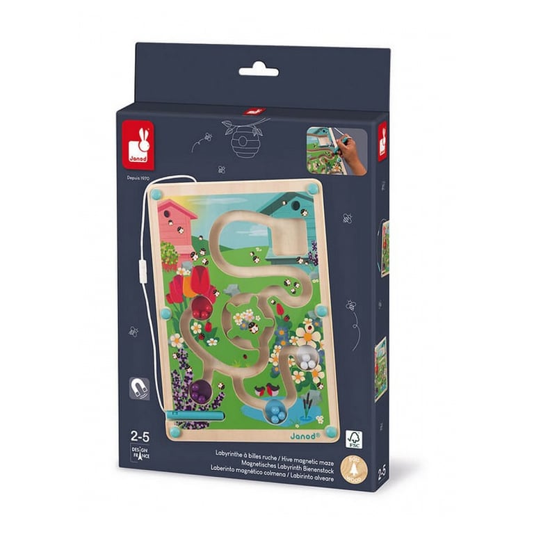 Labyrinthe aimanté à billes : Océan Juratoys Janod - vue 6