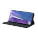 Coque clapet folio avec fente pour cartes & support pour Samsung Galaxy Note20, Noir