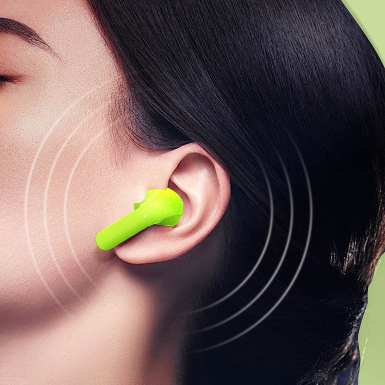 Écouteurs Bluetooth Microphone intégré Autonomie 5 Heures citron Neuf - vue 4