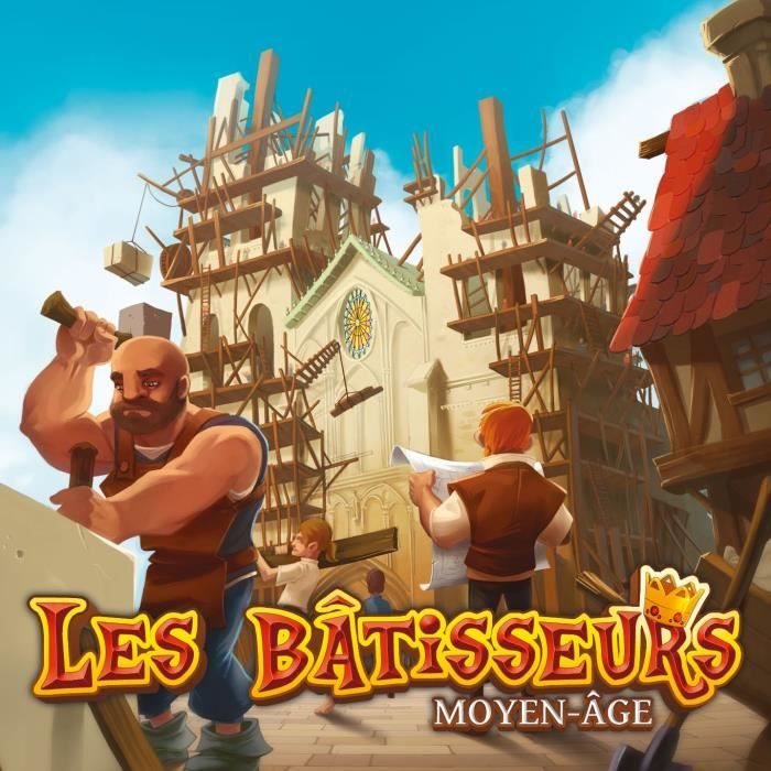 Bâtisseurs (Les) : Moyen âge - Asmodee - Jeu d'ambiance -Des 10 ans - Neuf