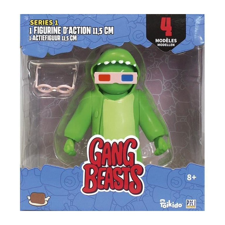 Gang Beasts 1 Figurine Articulée de 11 5 cm Lot 3 Figurines de Collection Jeux Vidéos Lansay Neuf