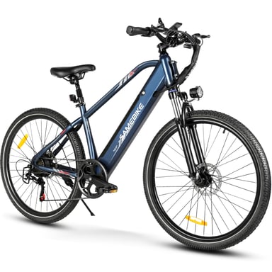 Bicicleta eléctrica SAMEBIKE RS-A01Men de 26'', bicicleta eléctrica de montaña de 500 W con batería de 36 V 13 Ah y cambio Shimano de 7 velocidades