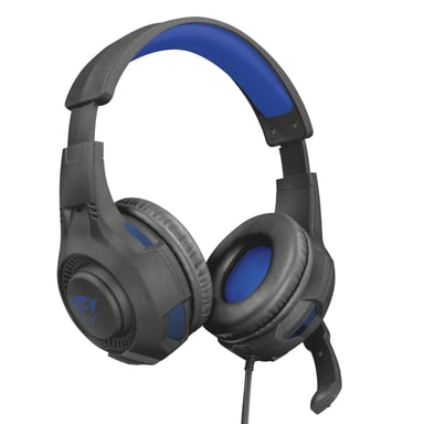 Trust GXT 307B Ravu Auriculares Gaming para PS4 Auriculares con cable Diadema Play Negro, Azul