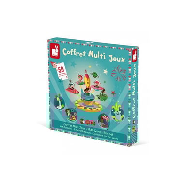 Coffret de Jeux de Société Carrousel : 50 Classiques pour Tous