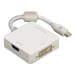 Hama mini DisplayPort - DVI/DisplayPort/HDMI bianco