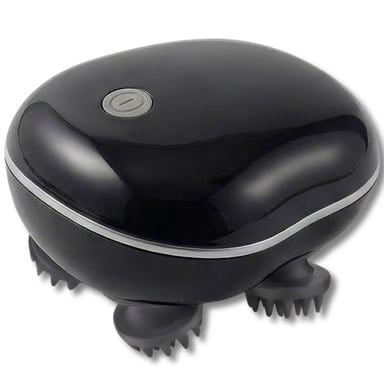 Masseur Électrique 3D Corps & Cuir Chevelu – 4 Têtes Silicone, Lumière Rouge, Massage Relaxant Muscles, Nuque, Épaules, Jambes - Neuf