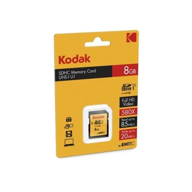 KODAK Micro SDXC 64GB avec adaptateur - Vitesse Premium et Stockage Fiable