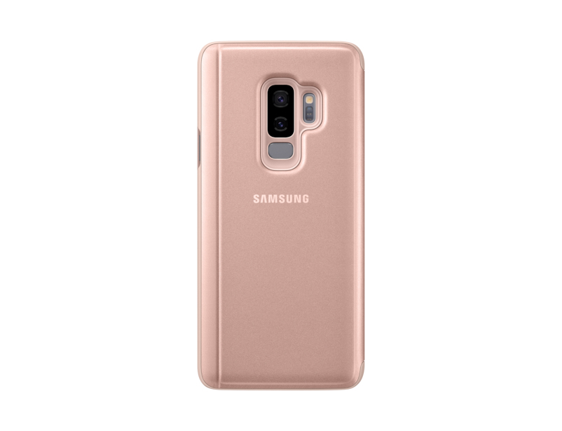 Samsung Clear View Cover Stand S9+ Or - vue 3