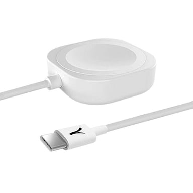 Cable Magnético USB-C Apple Watch Carga Rápida Segura 1m Akashi Blanco