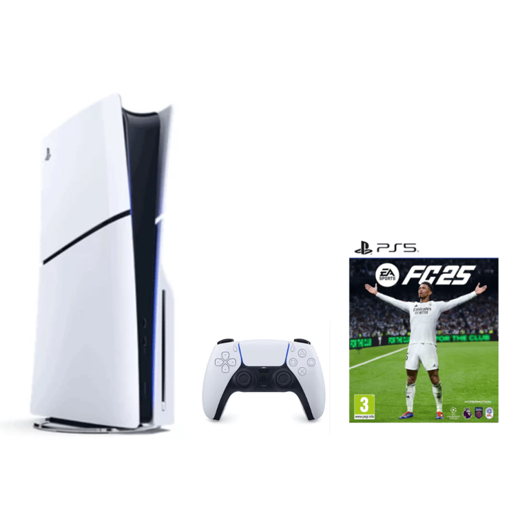 Pack PS5 Slim & EASPORTS FC25 Console de jeux PlayStation 5 Slim Standard Bon état