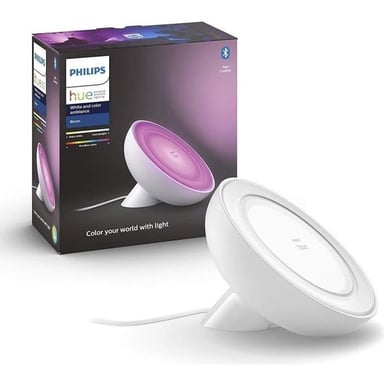White & Color Ambiance, lampe Bloom, 4eme génération - Blanc, Bluetooth, fonctionne avec Alexa, Google, Homekit