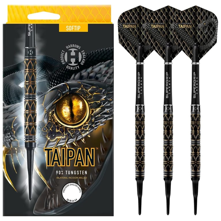 Fléchettes Taipan 90% Tungstène 18g Performance et Précision Neuf