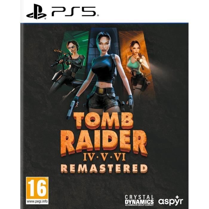 Tomb Raider IV-VI Remastered Starring Lara Croft - Jeu PS5 - Neuf