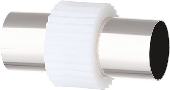 Câble TV Coaxial 9.52mm Coudé MâleFemelle 2m avec Adaptateur MâleMâle Neuf - vue 3