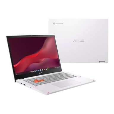 Asus Chromebook Intel Core i5 14'' 4,4 GHz 256 Gb 8 Go UHD Graphics, Bianco Chrome - QWERTY