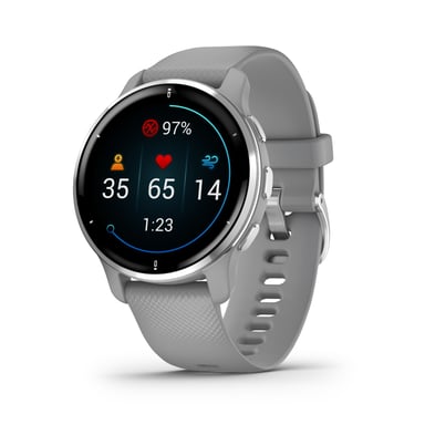 Venu 2 Plus Gps 3,3  (1.3'') Amoled 43 Mm Gris, Argent Gps (Satellite)