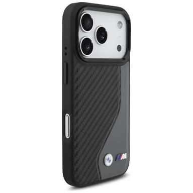 BMW M Carbon Logo Case MagSafe para iPhone 17 Pro antracyt