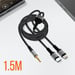 Adaptateur USB-C + iPhone Lightning vers jack 3.5mm, LinQ