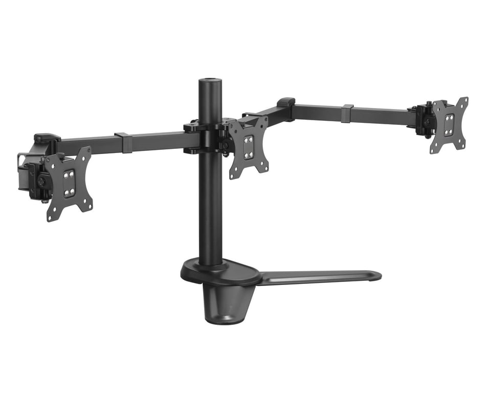 Equip Support de table articulé pour trois moniteurs de 17 à 27 pouces