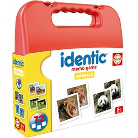 Identic Animaux Jeu de mémoire EDUCA 72 cartes développe mémoire et attention Dès - vue 2