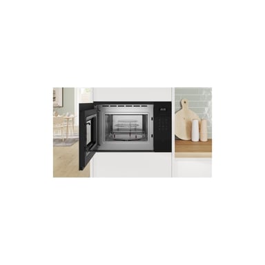 Bosch Micro-ondes gril encastrable 25l 900w noir - BEL554MB2 - Série 6 - Noir - vue 7