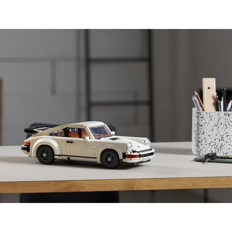 Set de construction LEGO Icons Porsche 911 10295 1 458 pièces Turbo/Targa Blanc - Neuf