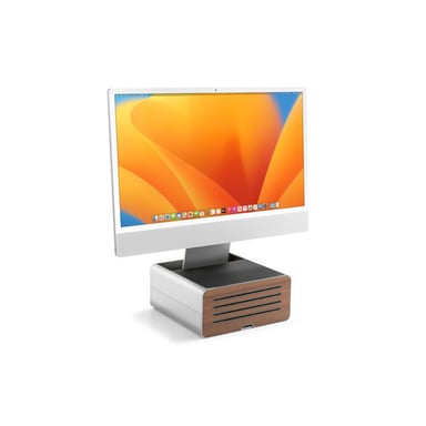 Support de Bureau pour iMac Modèle HiRise Pro en Métal Argent