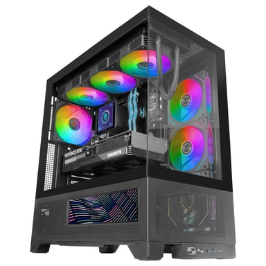 Mars Gaming MCLCDX unité centrale Midi Tower Noir
